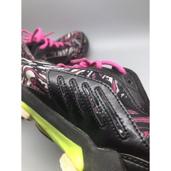 UNDER ARMOUR GGS MICRO G NITROUS KIDS RUNNING SHOES 5.5 Y EUR 38 BLACK PINK - Picture 9 of 11